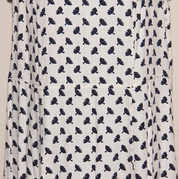 Boden Victoria A-Line Dress Bird/Floral Print Size 6L (Long) - Picture 4 of 10